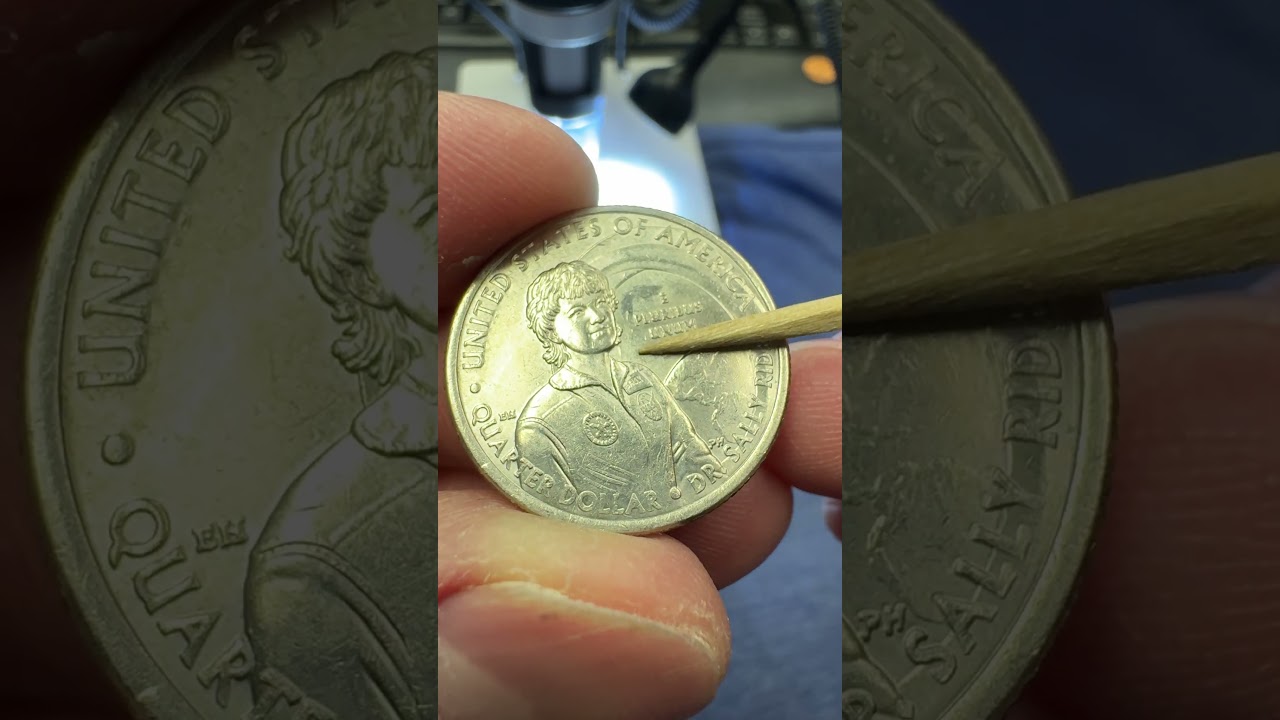 Quarter Error Coin - 2022 Dr Sally Ride Error Quarter