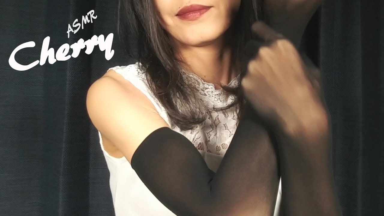 【ASMR】See-Through Gloves Rubbing Slowly Triggers 촉구 장갑을 천천히 문지르는 장갑 / シースルー手袋のゆっくりと擦れる音