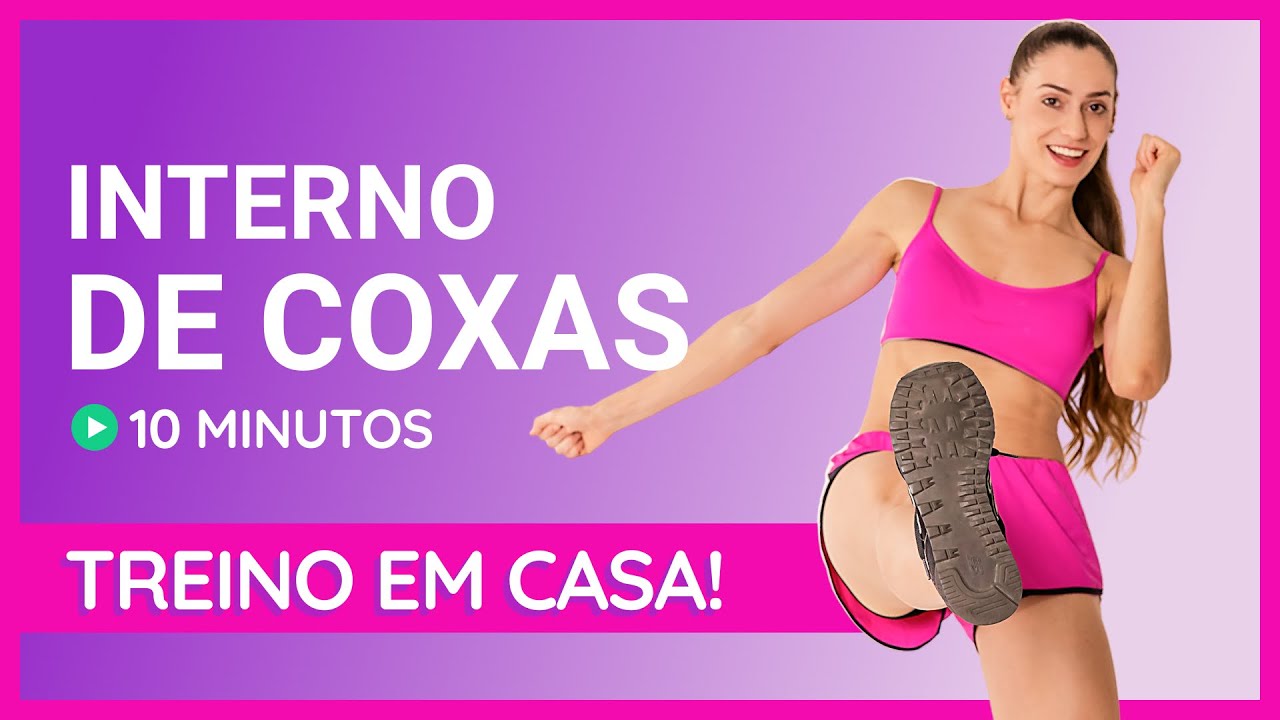 Exercícios contra flacidez do Interno de Coxas - Treino em Casa