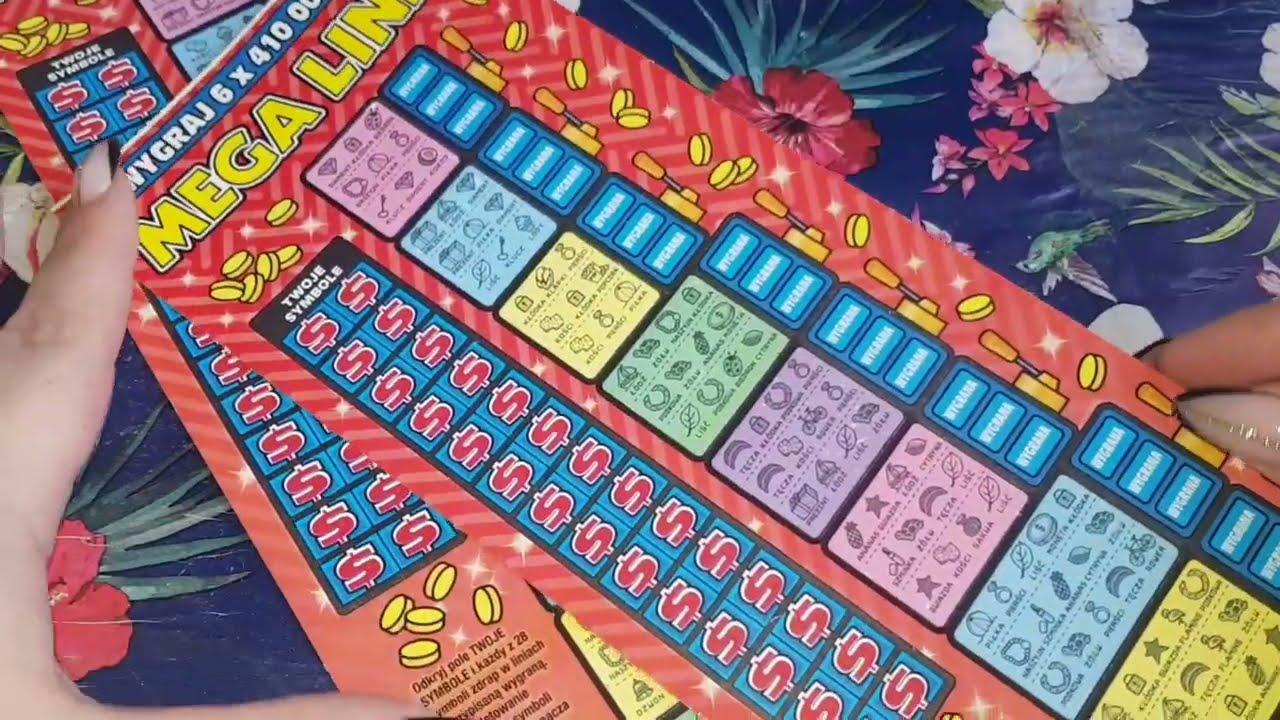 #15 Mega Linie 🍀 z wygraną 💰 Dwie zdrapki po 20 zł 💲