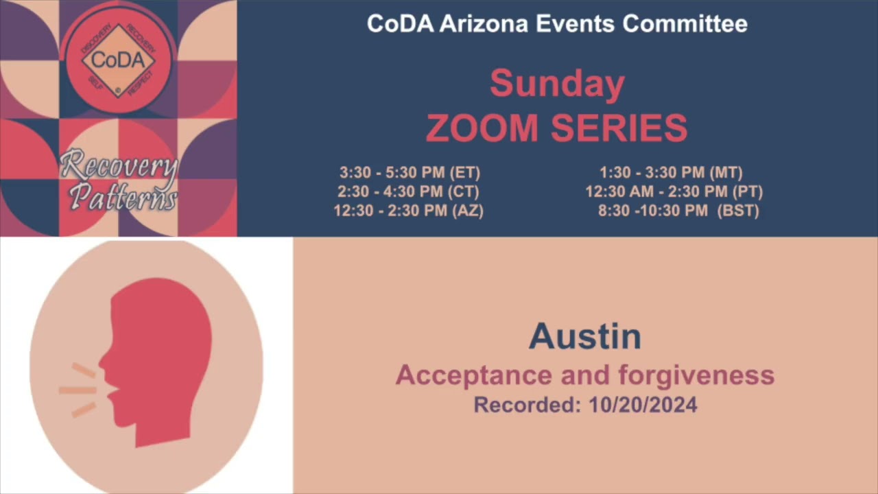 CoDA: Acceptance and Forgiveness