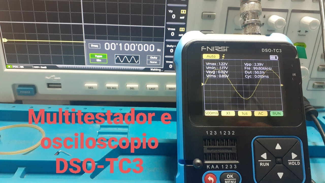 Multitestador e osciloscopio DSO-TC3.O QUE MELHOROU em relação a TC2?