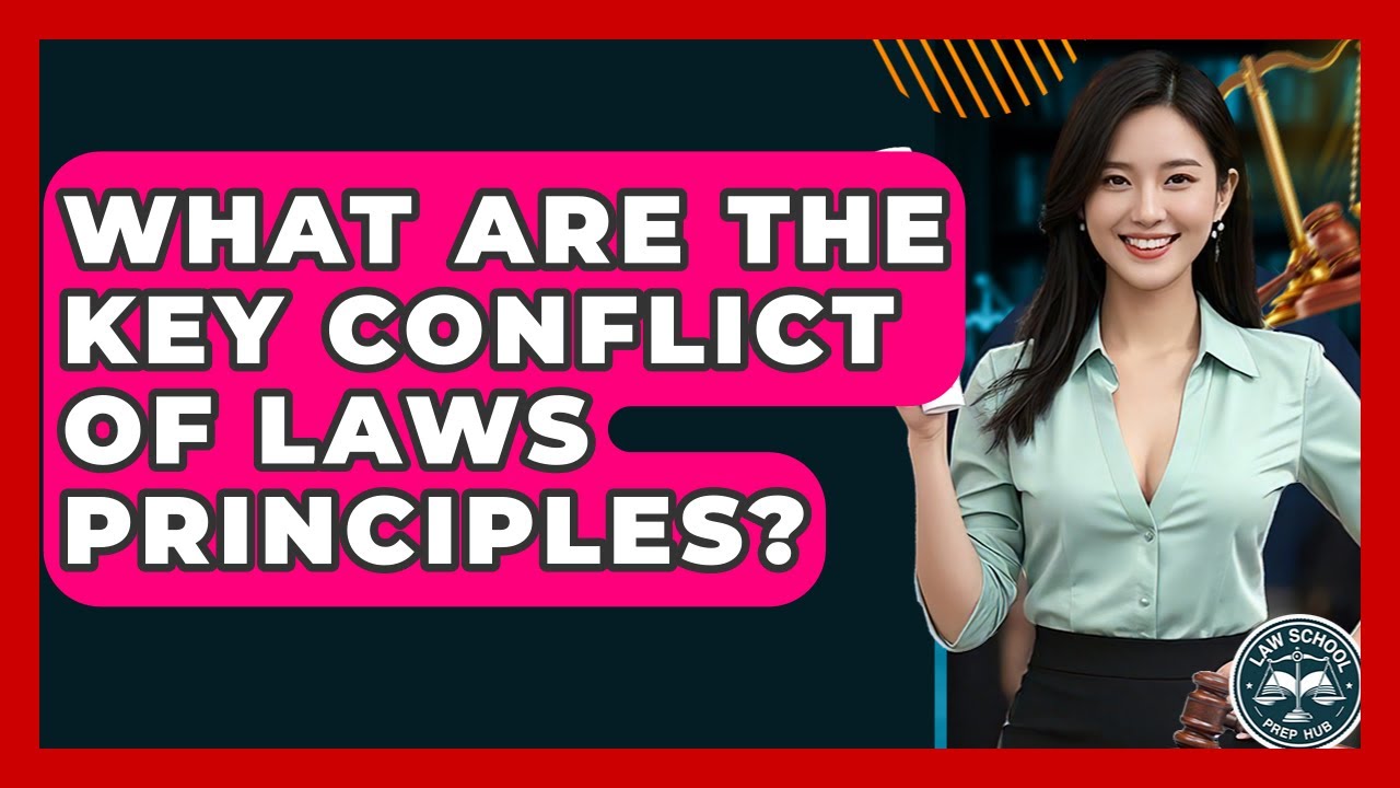 What Are The Key Conflict Of Laws Principles? - Law School Prep Hub