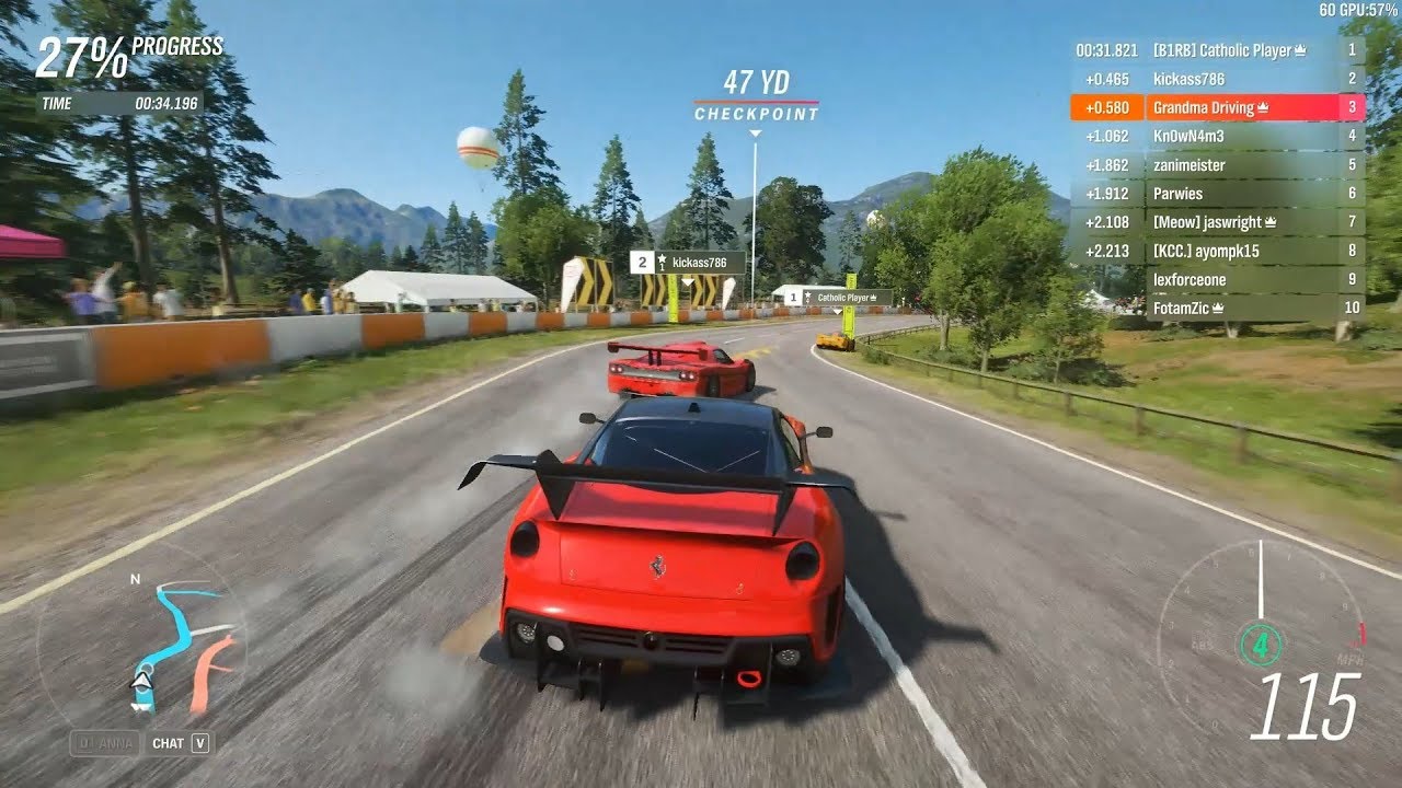 Forza Horizon 4 - Ferrari 599XX Evolution the new Top Speed King in S2-Class [Ranked Adventure]
