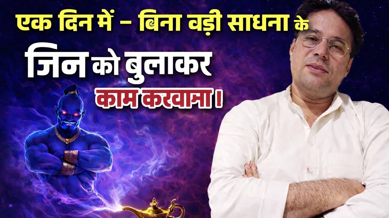 बस एक दिन कर लो।। बिना बडी साधना के जिन्न सामने।।बस काम बोलते ही तुरंत पूरा करेगा।।