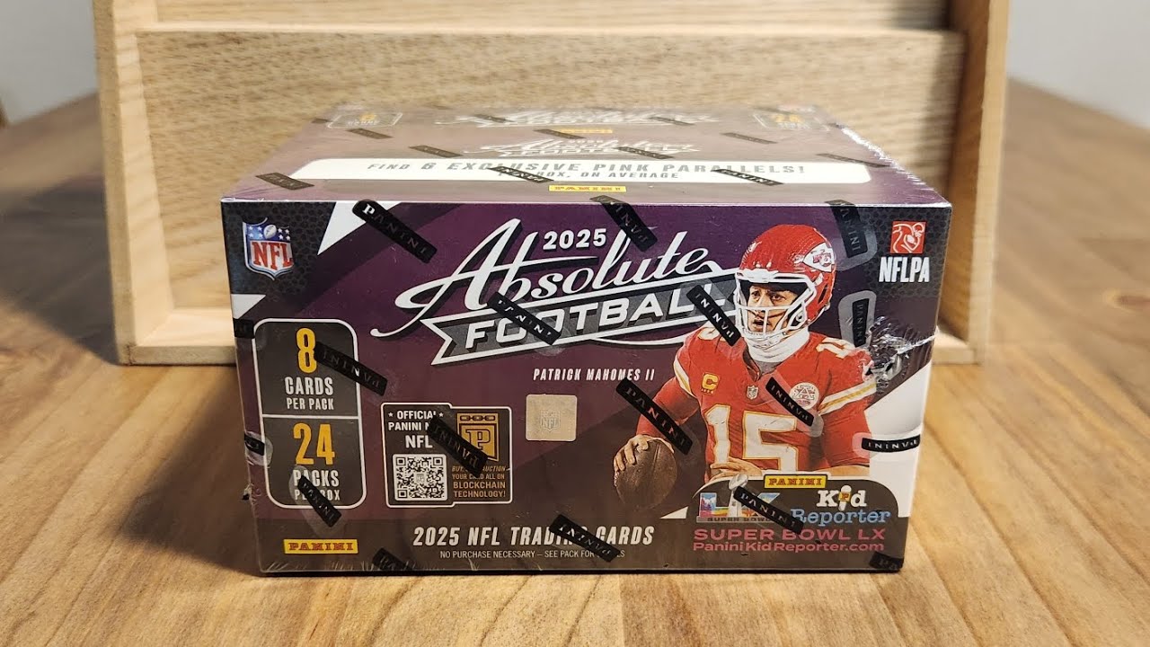 2025 Absolute Football Retail Box (Kaboom Hunting & Exclusive Pink Parallels)