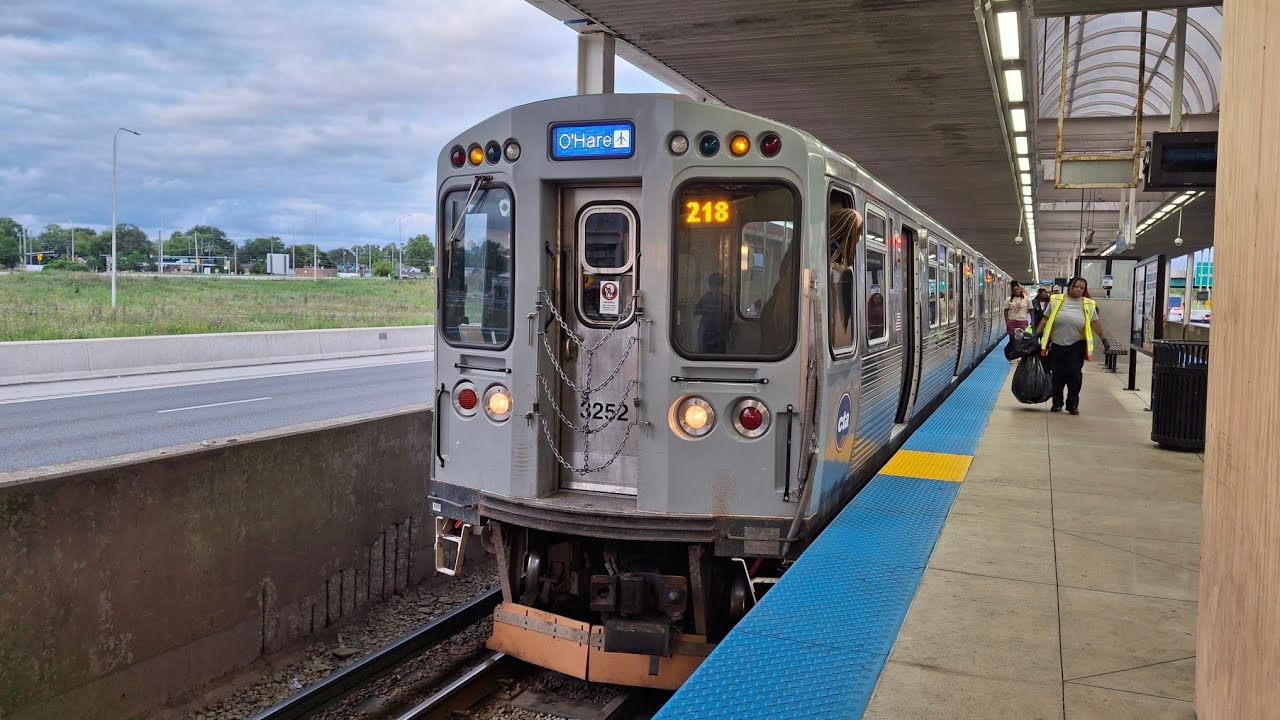 Chciago CTA Blue Line🟦(Jackson→Cumberland)