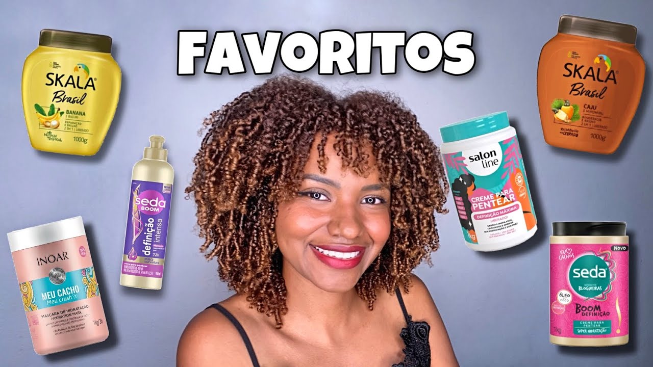 CREMES DE PENTEAR FAVORITOS | CABELO CRESPO E CACHEADO!