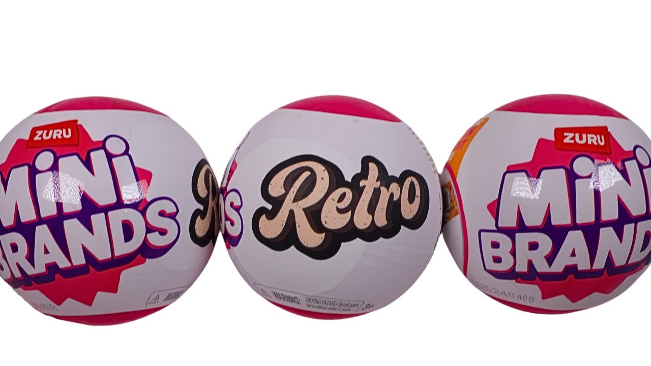 Zuru Mini Brands Retro Blind Box Unboxing Review