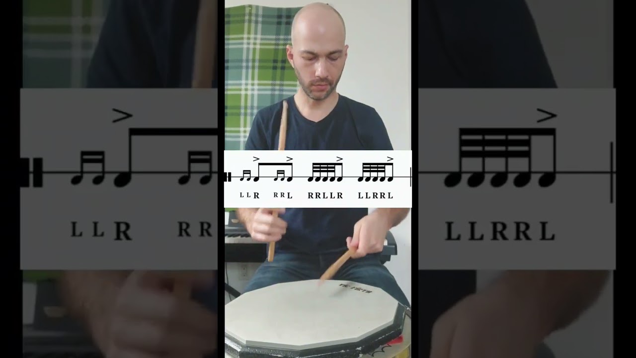 Drum Rudiments! Drag Alternated / 5-Stroke Roll Exercise!