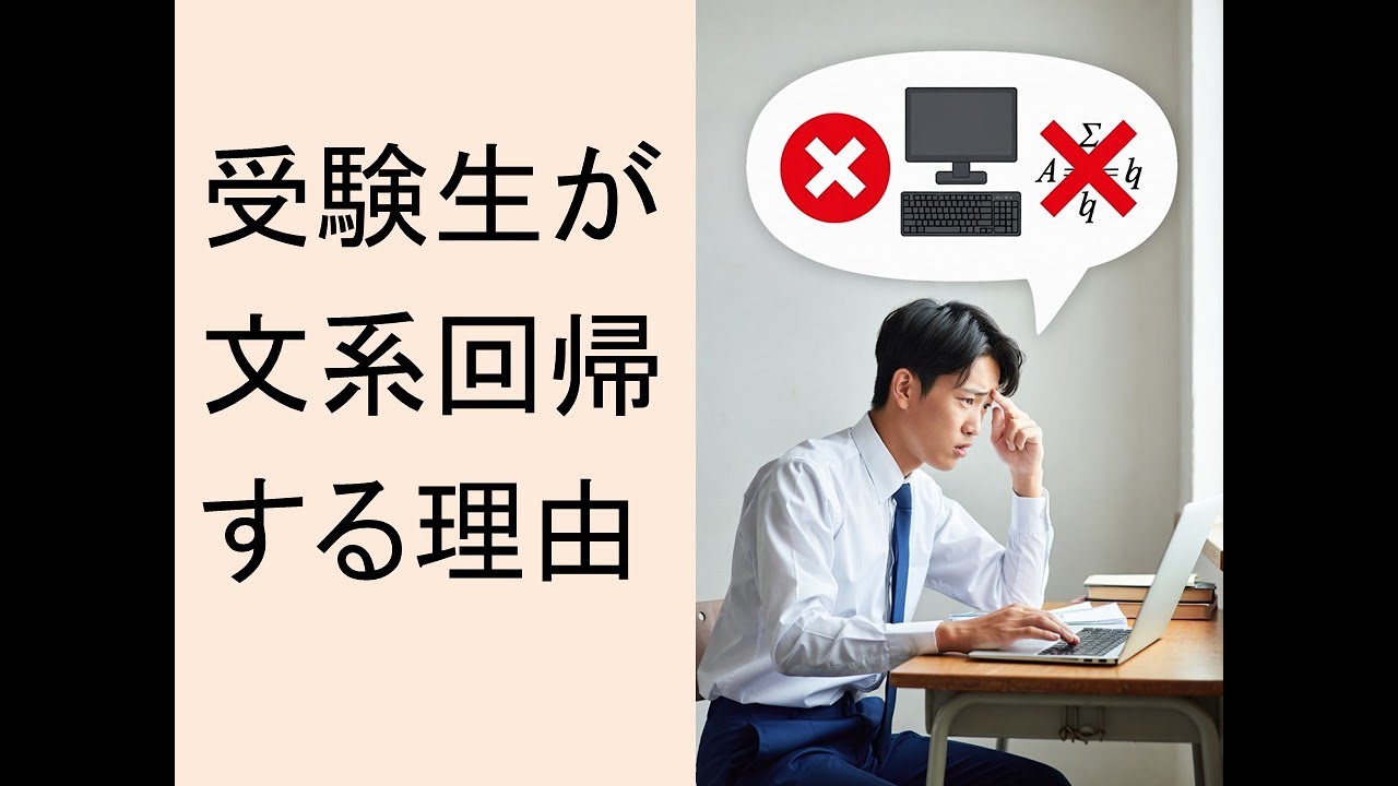 受験生が文系回帰する理由