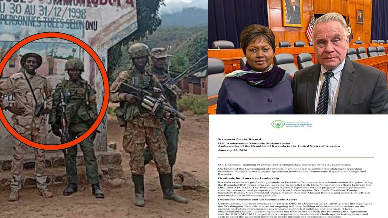 U Rwanda rwemeyeko rukorana na M23, mu rwandiko bandikiye america,basobanuye byose nuko bizahagarara