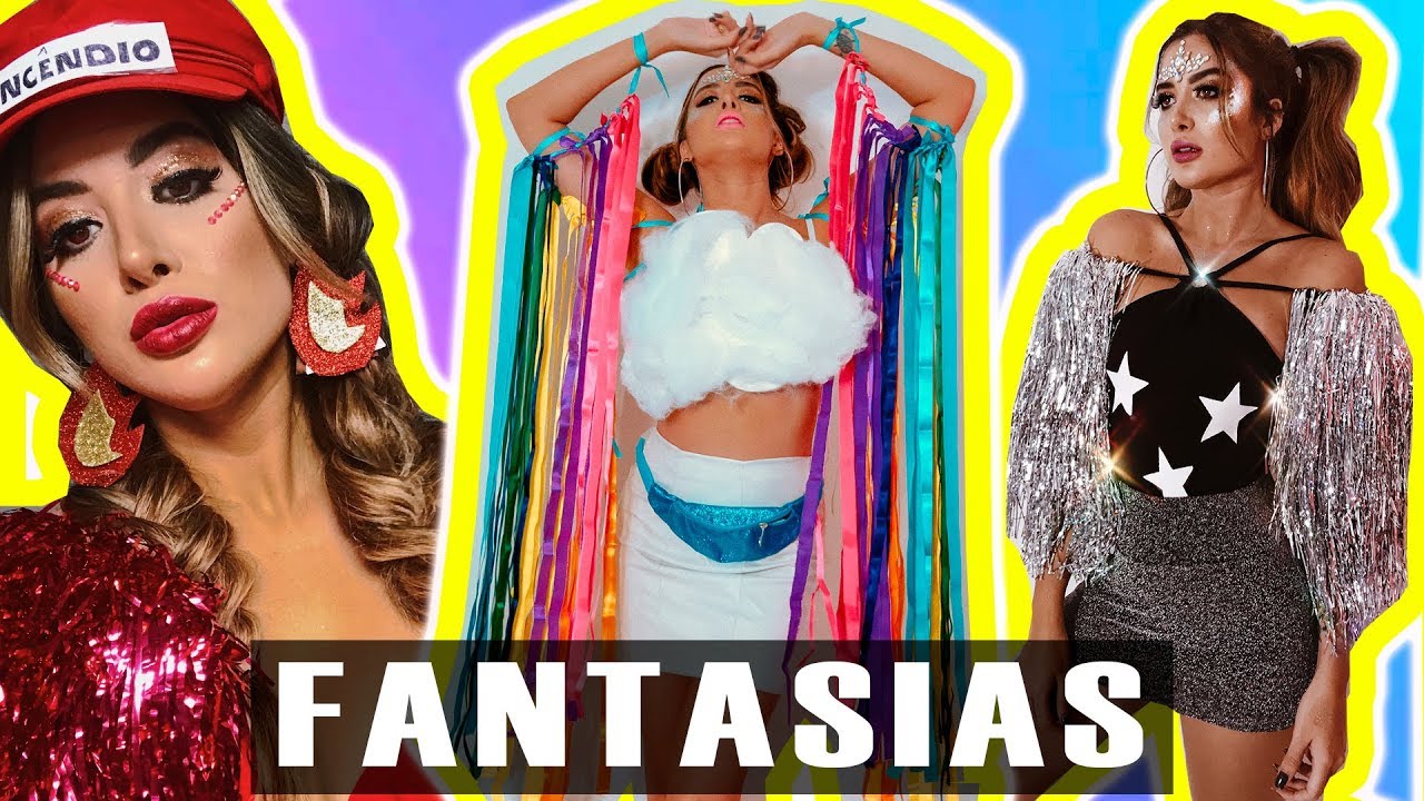 DIY FANTASIAS DE ÚLTIMA HORA PARA O CARNAVAL 2019 - CRIATIVA E FÁCIL