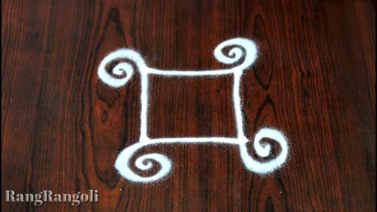 Latest Daily Rangoli Designs | Easy Daily Kolam | Simple Muggulu for Beginners | RangRangoli