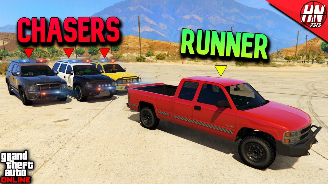 Yosemite 1500 POLICE CHASE | GTA 5 ManHunt!