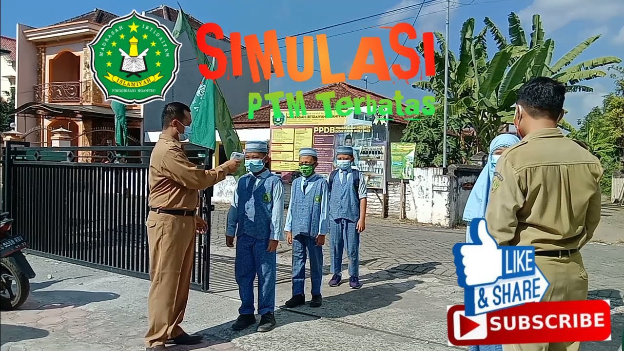 Simulasi Pembelajaran Tatap Muka (PTM) MI Islamiyah Pinggirsari