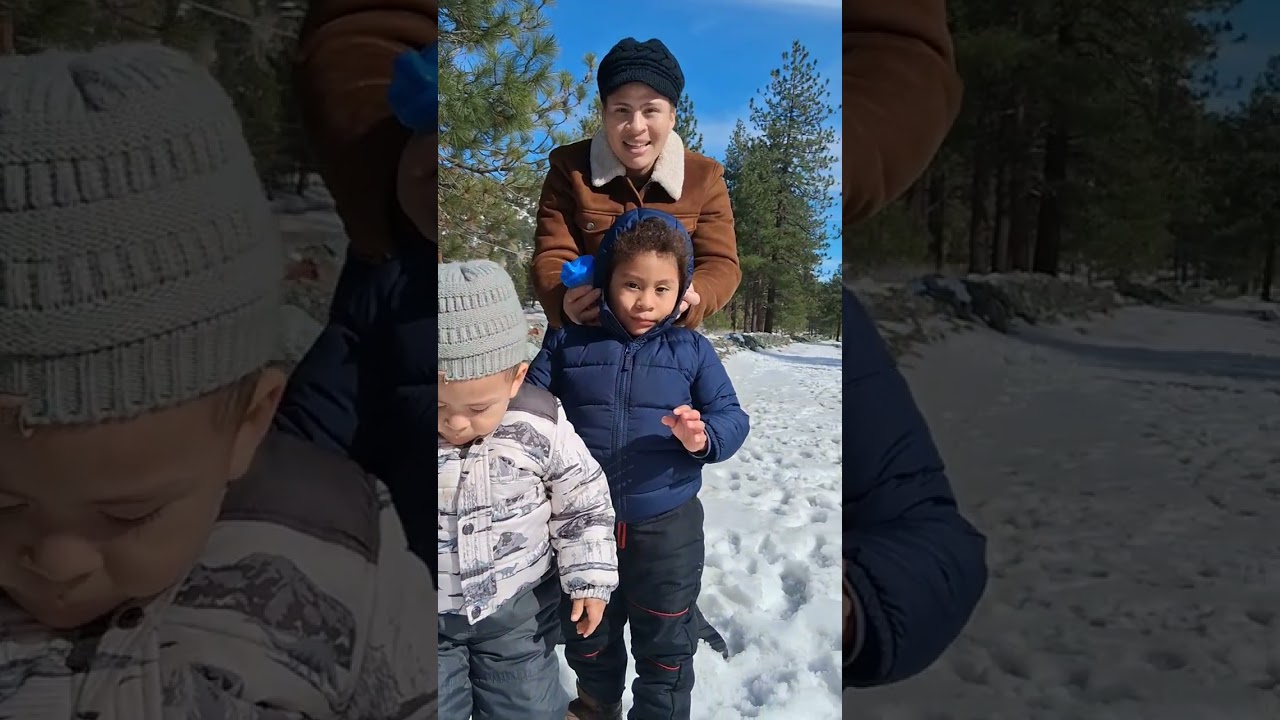 En wrightwood  CA. Snowy day.!!