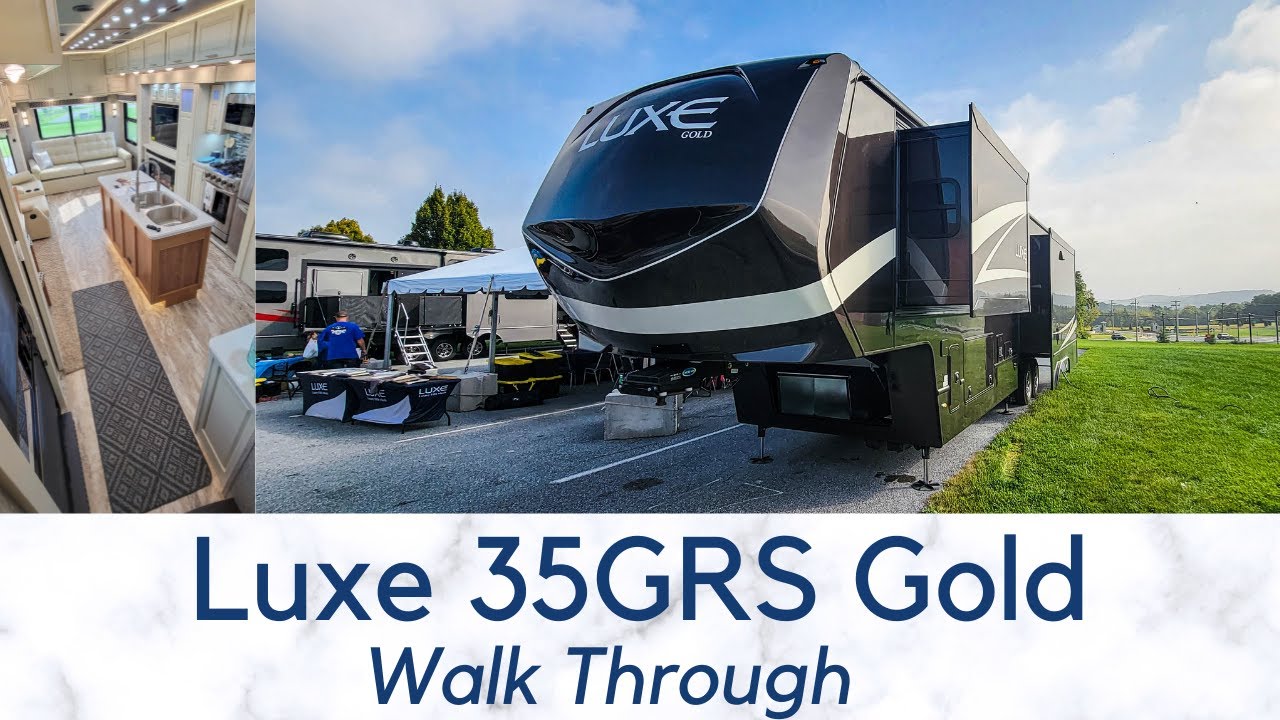 Luxe 35GRS Gold Our Shortest Luxury Fifth Wheel