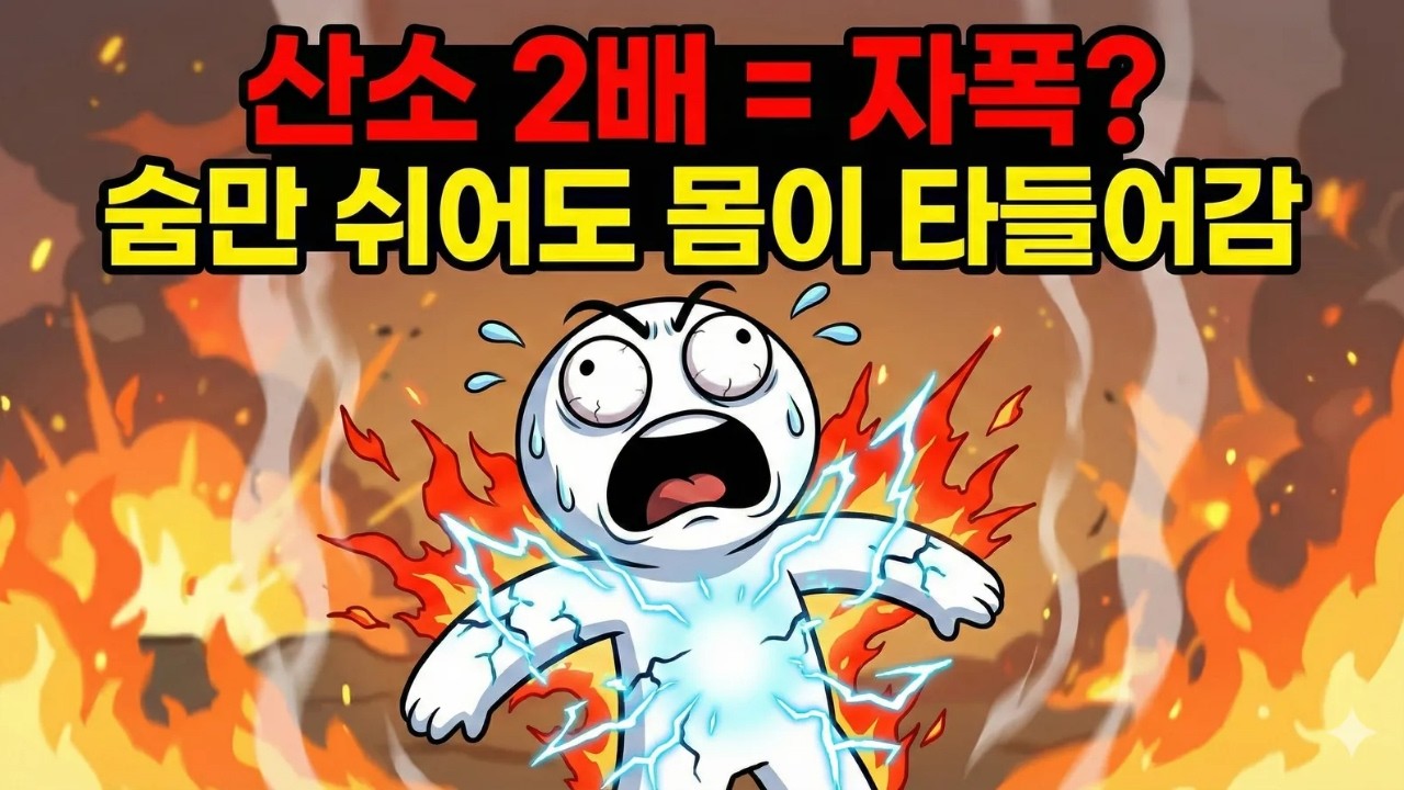 지구 산소 농도가 2배가 되면 벌어지는 일 (신체 변화, 거대 곤충, 기계 폭발)