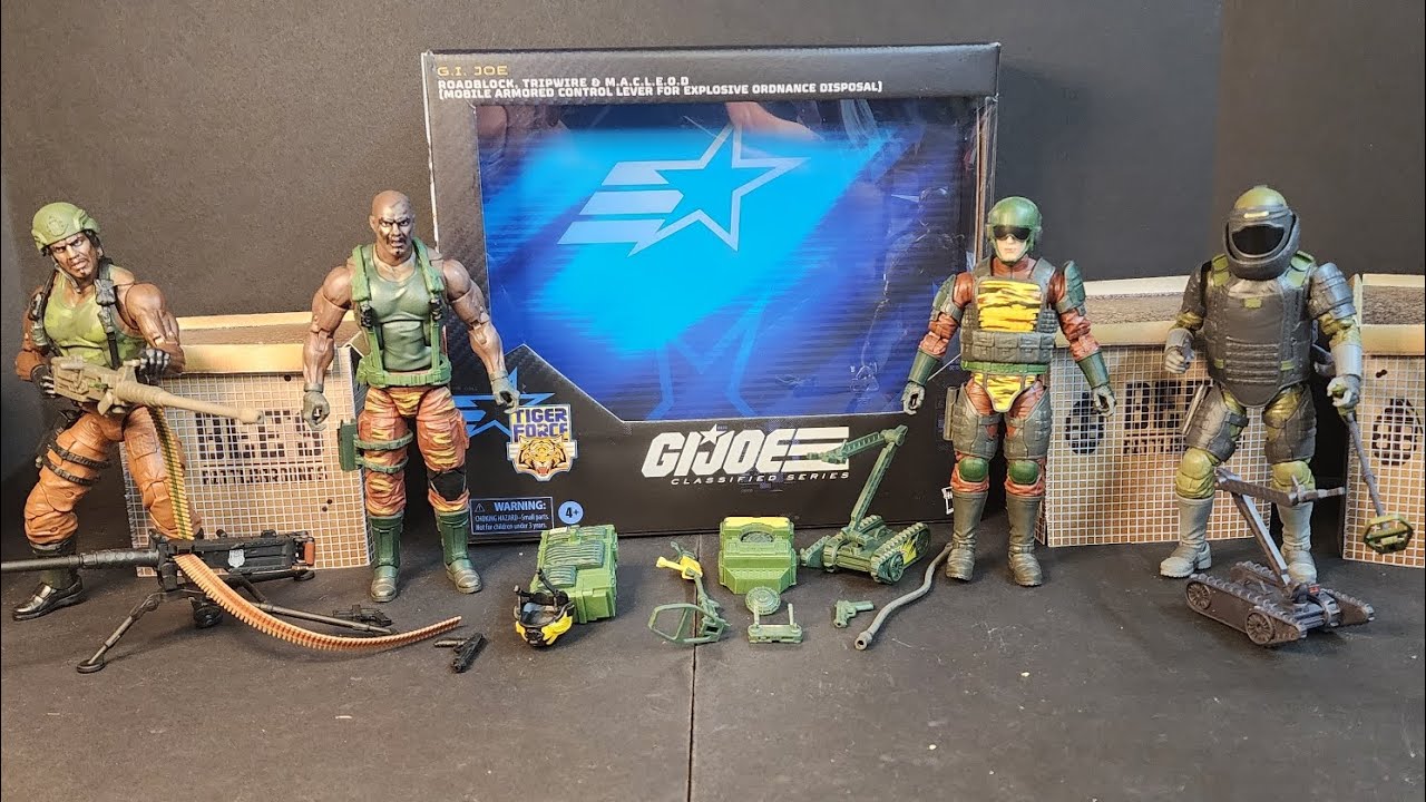 Блокпост и растяжка Tiger Force серии GIJoe Classified