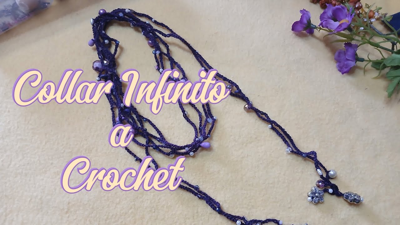 Collar infinito a Crochet