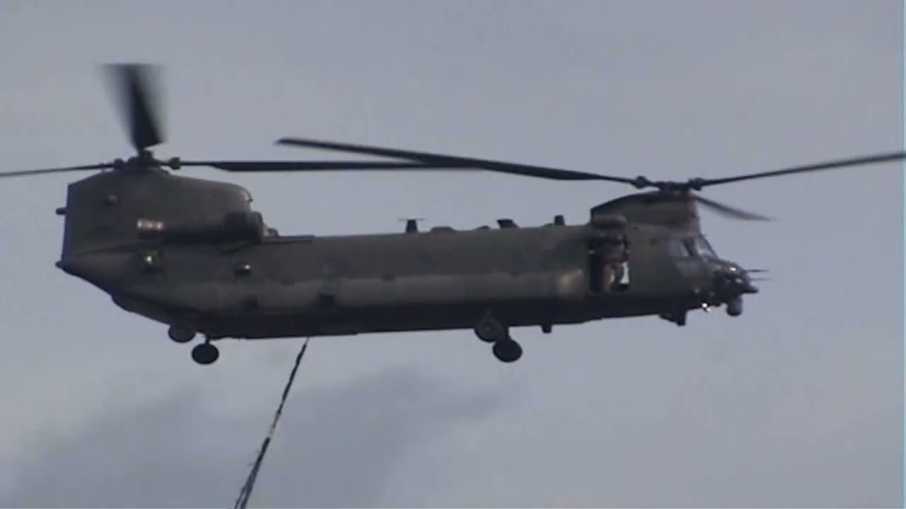 RAF Chinook Role Demo. RAF Cosford Air Show 2025.