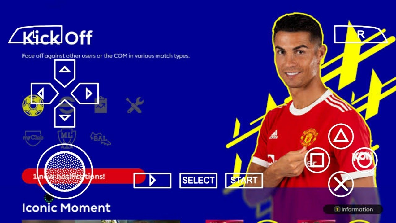 Efootball PES 2022 PPSSPP ChelitoV1 Android Camera PS4
