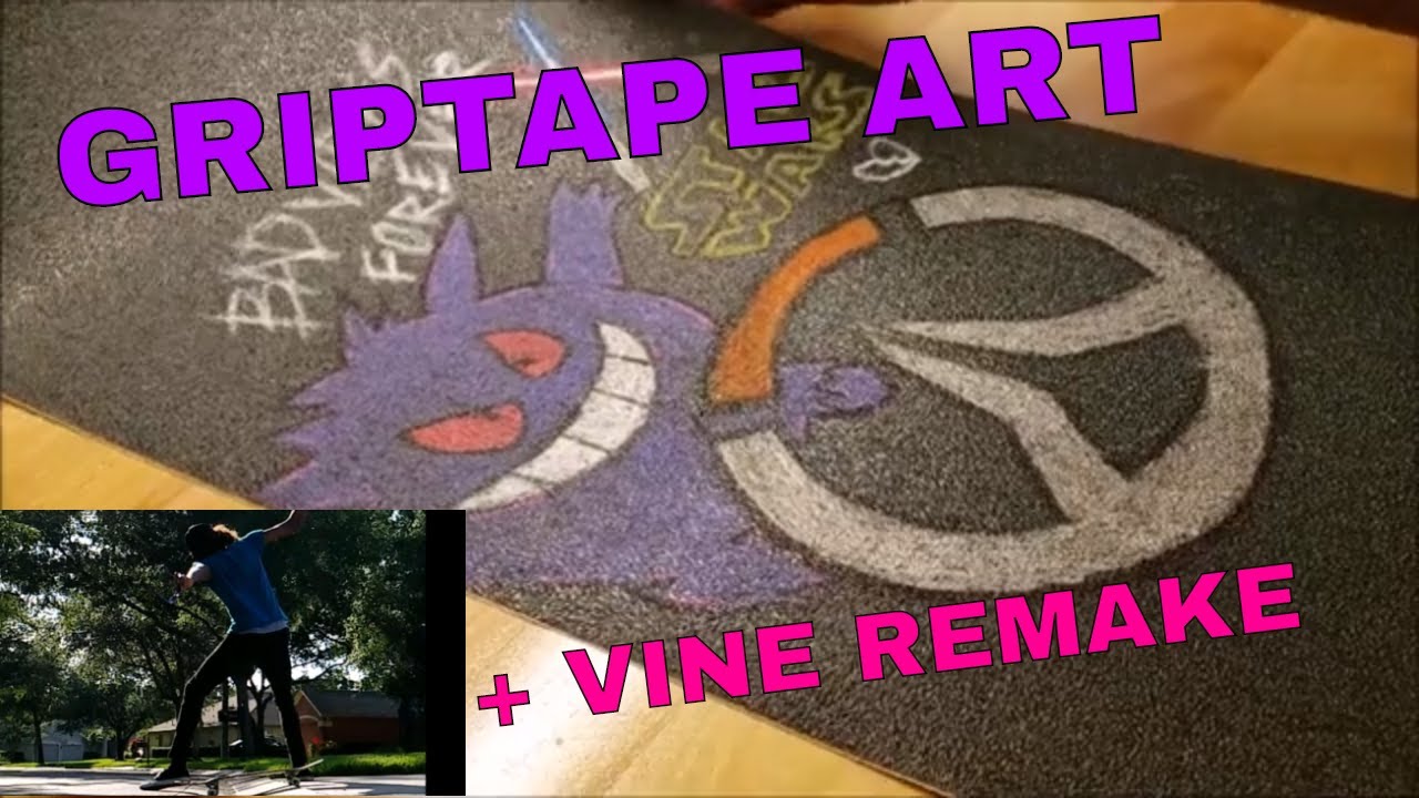 GRIPTAPE ART + BOARD SETUP | 