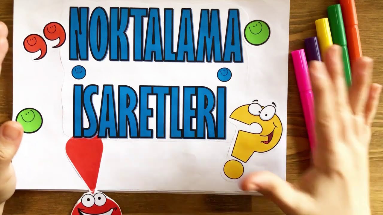 BİR DERSTE 10 NOKTALAMA İŞARETİ ÖĞRENELİM