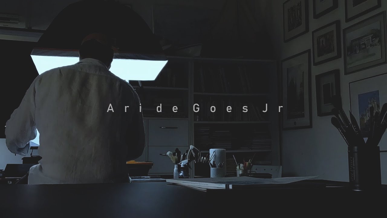 BIRDS in the STUDIO | Ari de Goes Jr with Hahnem&uuml;hle Paper and DaVinci Brushes