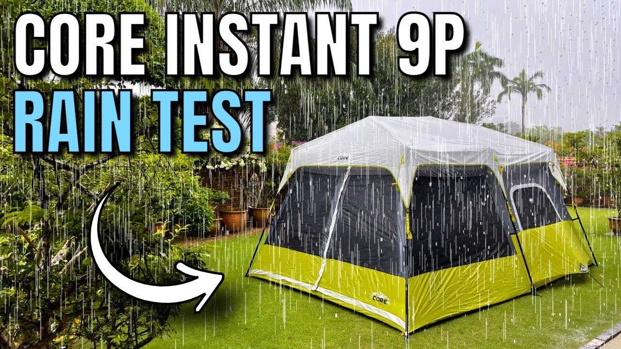 [RAIN TEST] Core 9-Person Instant Cabin Tent