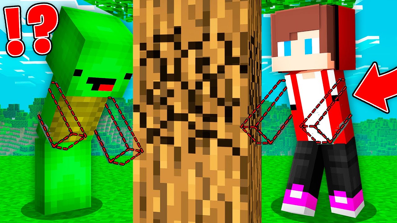 How JJ and Mikey Survived 100 Days without ARMS ? - Minecraft Maizen