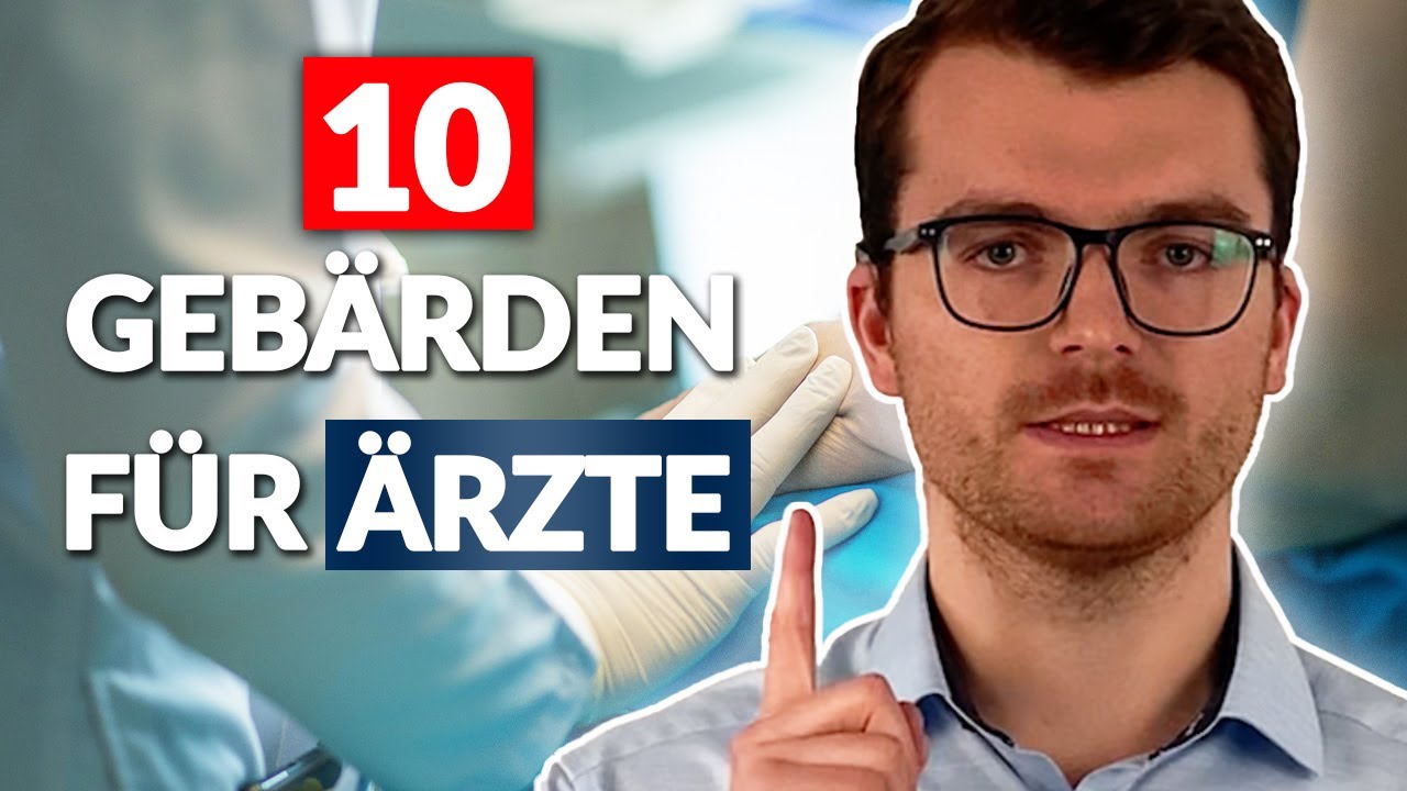 Die 10 wichtigsten Gebärden im medizinischen Bereich