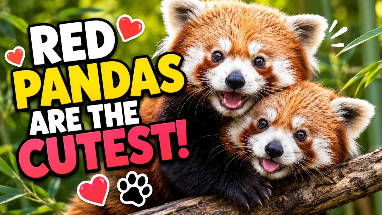 Cutest Red Panda Moments Ever! 🐾 | Funny & Adorable Red Pandas Compilation 🐼❤️