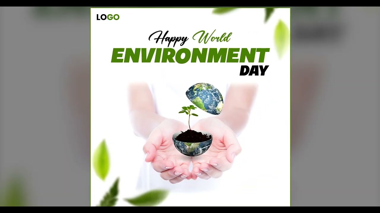 social media design photoshop | environment day poster | photoshop tutorial 🔥🔥🔥