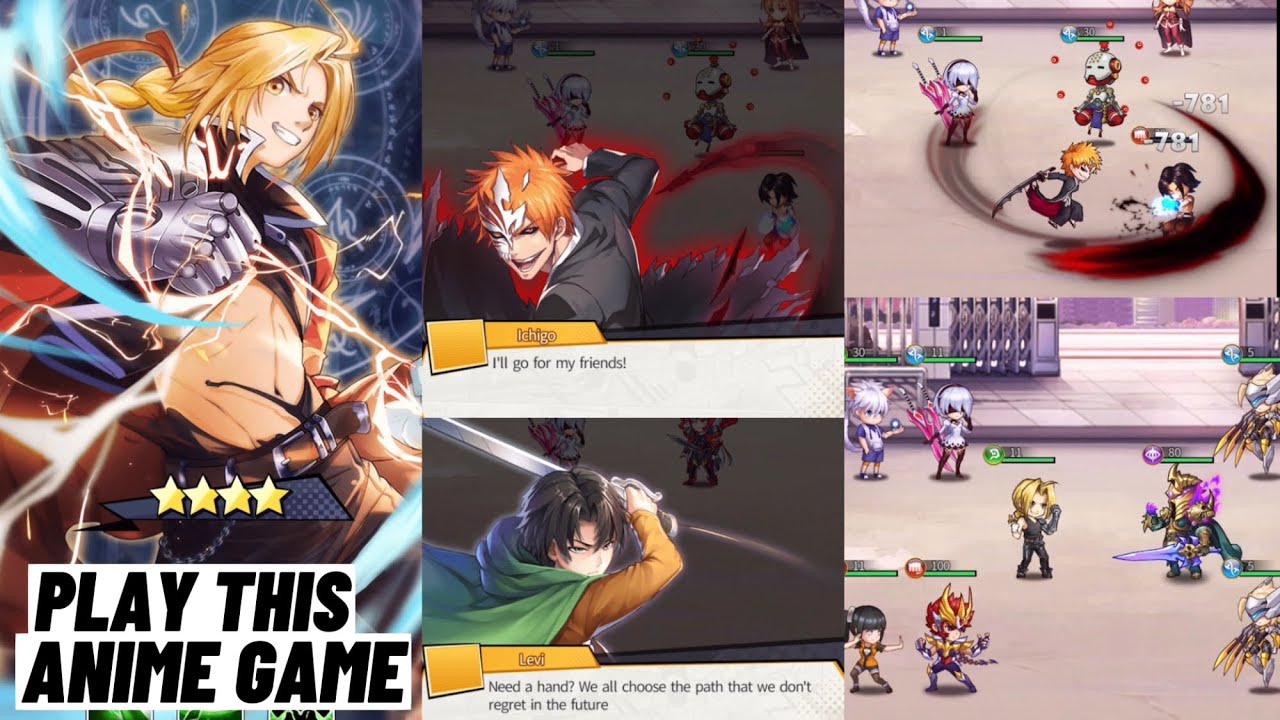 Idle Combat: Allstar Awaken Gameplay iOS Android (RPG Idle Game with Anime Characters)