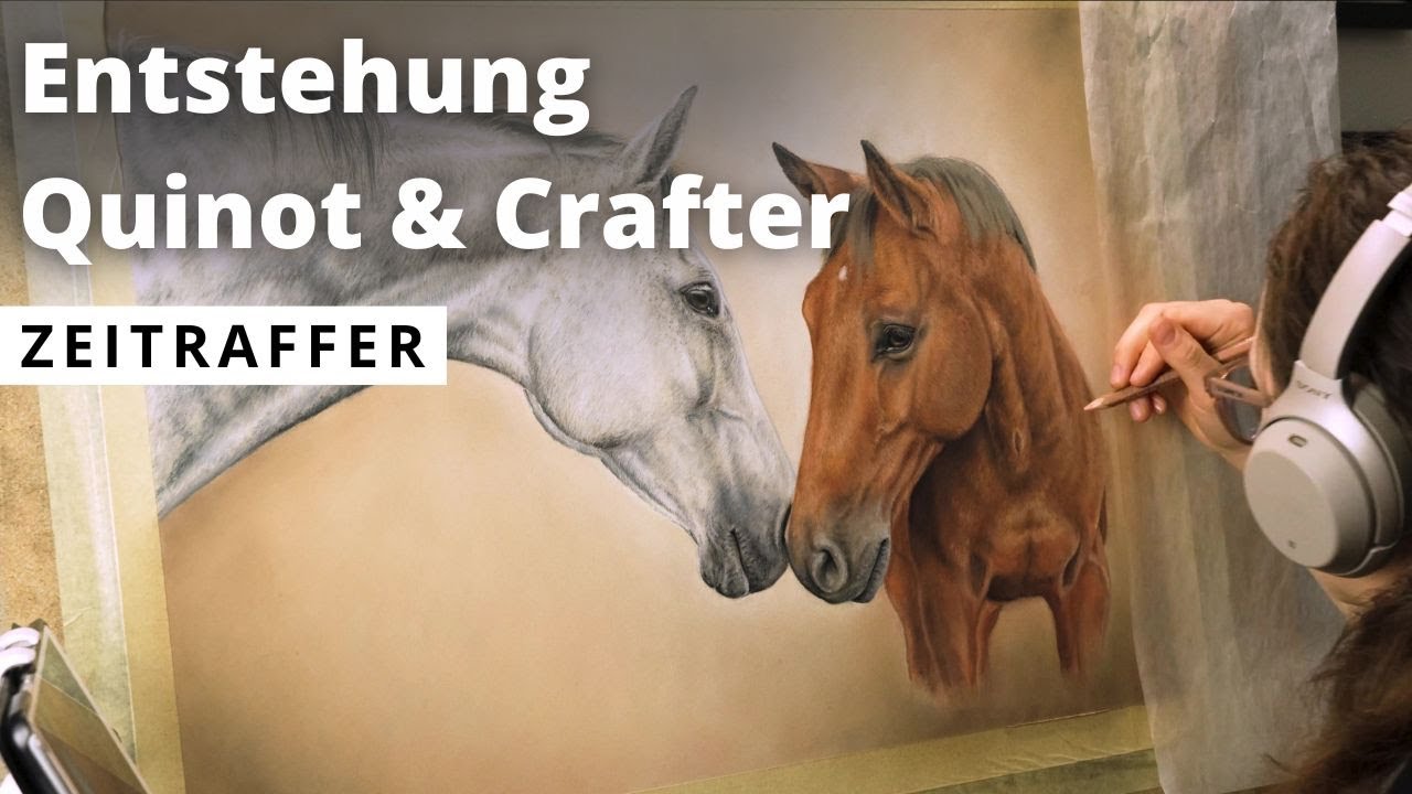 Pastellkunstwerk von Crafter und Quinot