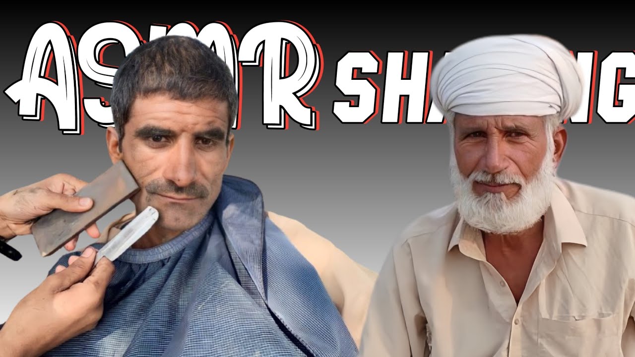 ASMR Old Man Beard shaving But Barber is 99 Years Old!!😯[ASMR]