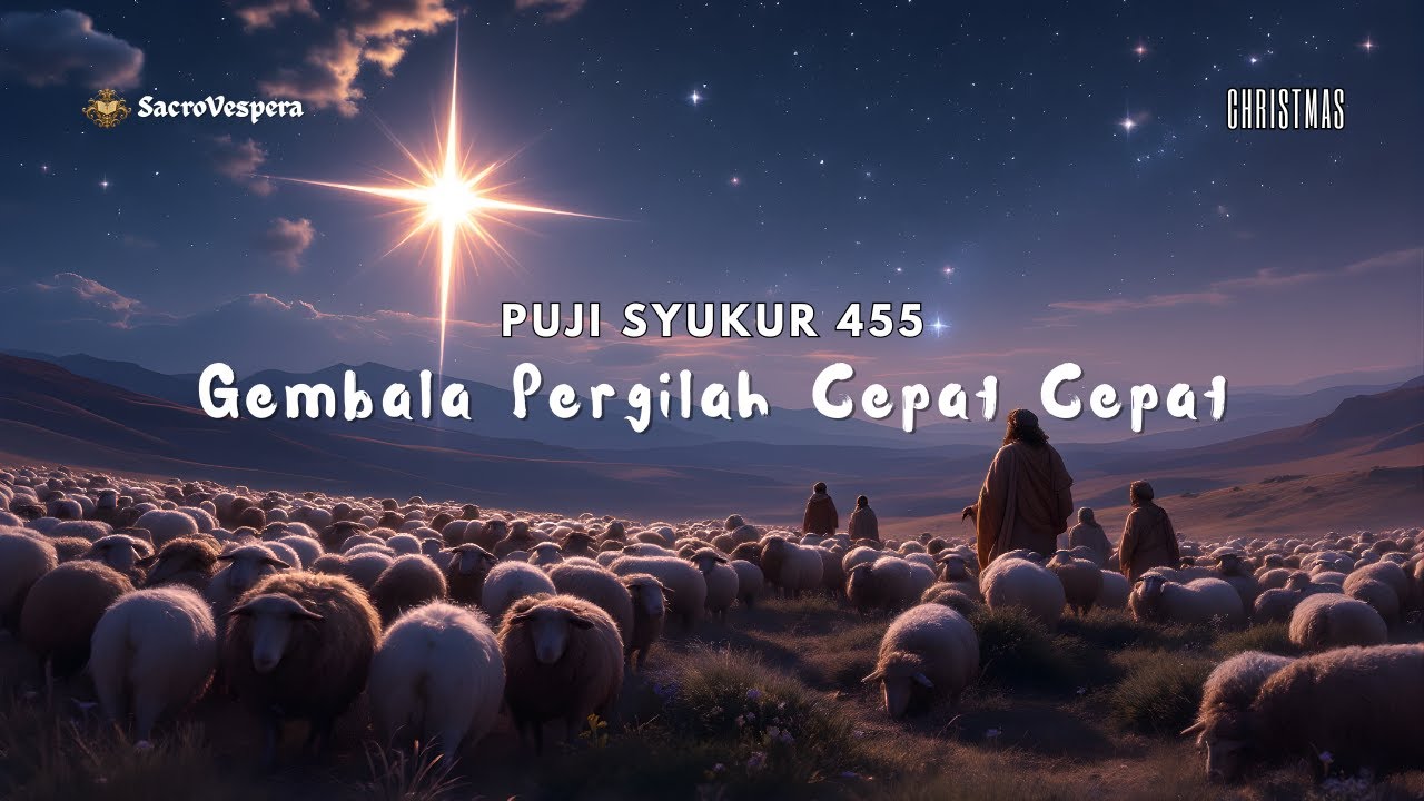 Gembala Pergilah Cepat Cepat (Shepherds, Go Quickly) | Indonesian Christmas Hymn | Puji Syukur 455