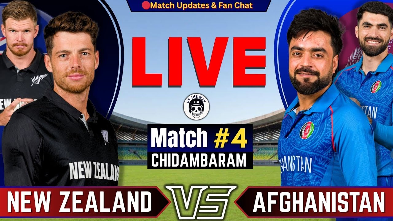 🔴Live : NZ vs AFG, 4TH T20 | Live score & Reaction by Shahid | New Zealand vs Afghanistan Live