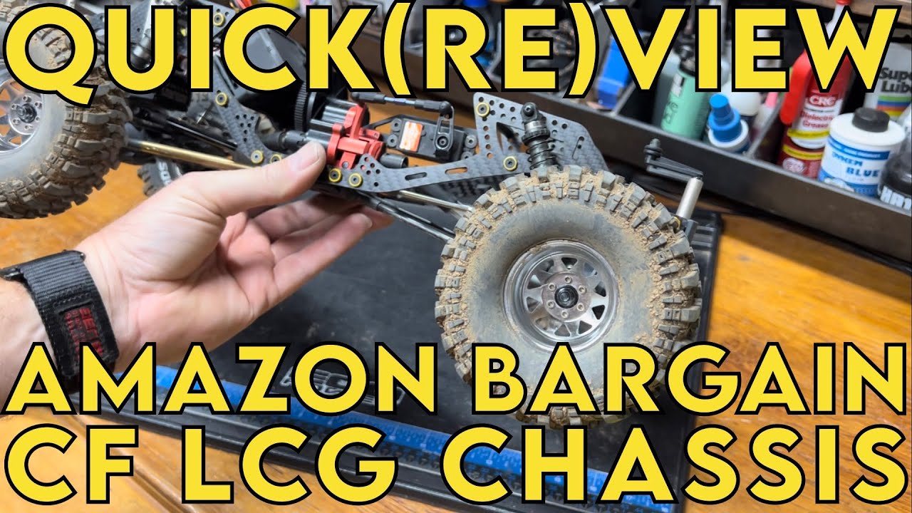Crawler Canyon Quick(re)view: Amazon Bargain carbon fiber LCG chassis (YFGXFXF Chassis Kit)