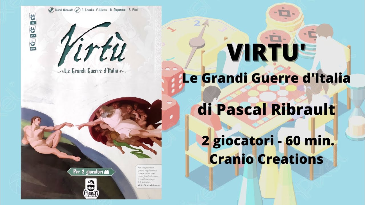 Virtù - Le Grandi Guerre d'Italia (gioco da tavolo) - Tutorial italiano gioco per 2 giocatori