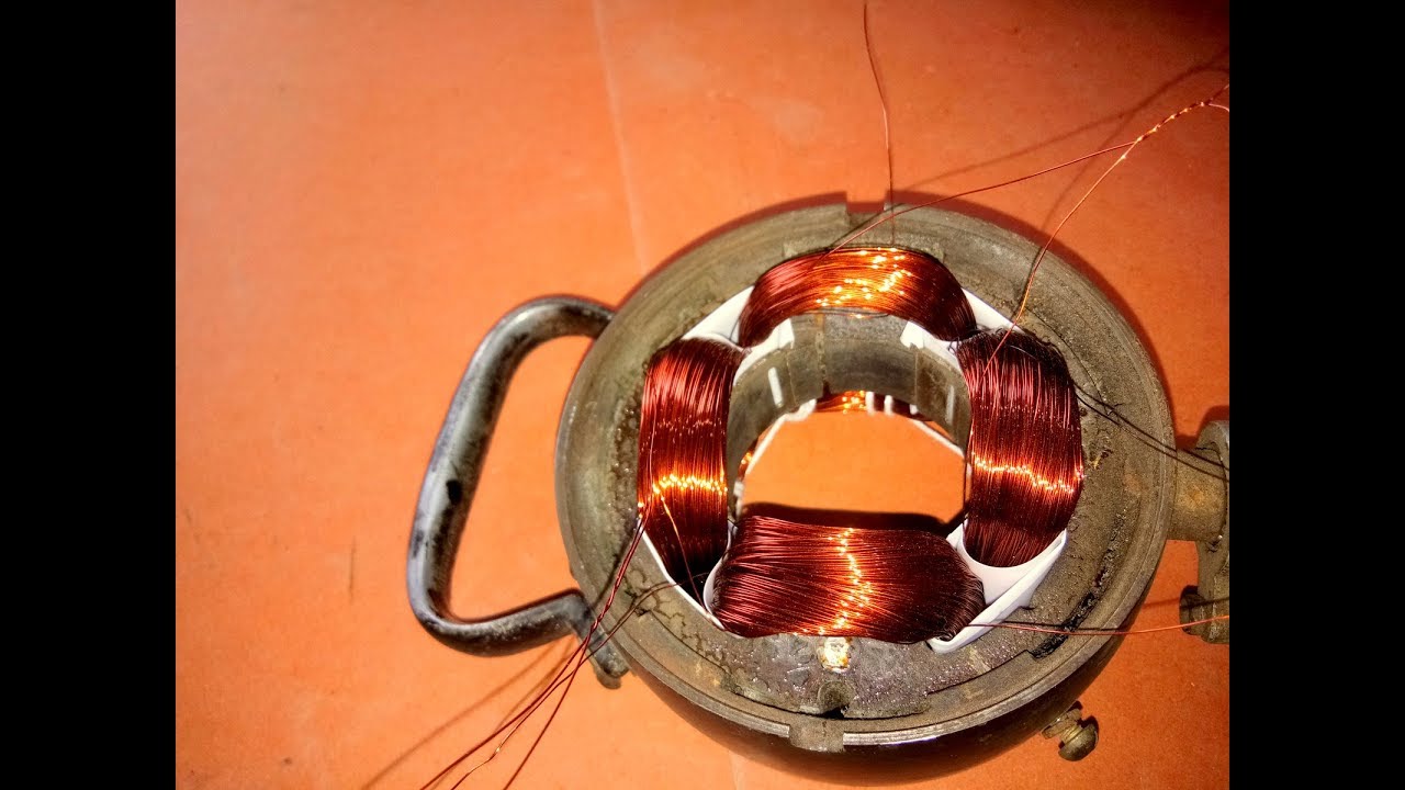 Shaded Pole Motor Rewinding Easy At Home. YT- 123