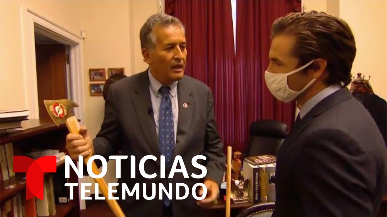 Un congresista nos muestra cómo vivió el asalto en su oficina del Capitolio | Noticias Telemundo