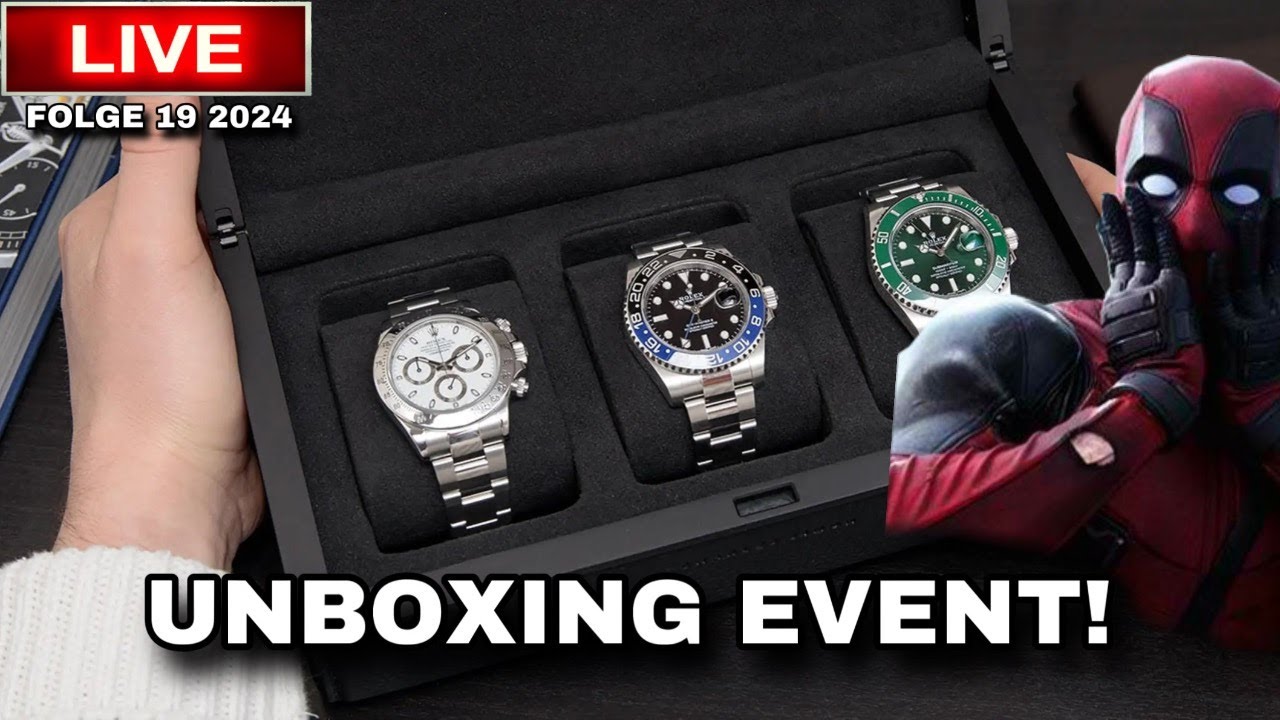 LUXUSUHREN UNBOXING EVENT! Von Rolex bis Cartier alle Marken erlaubt!