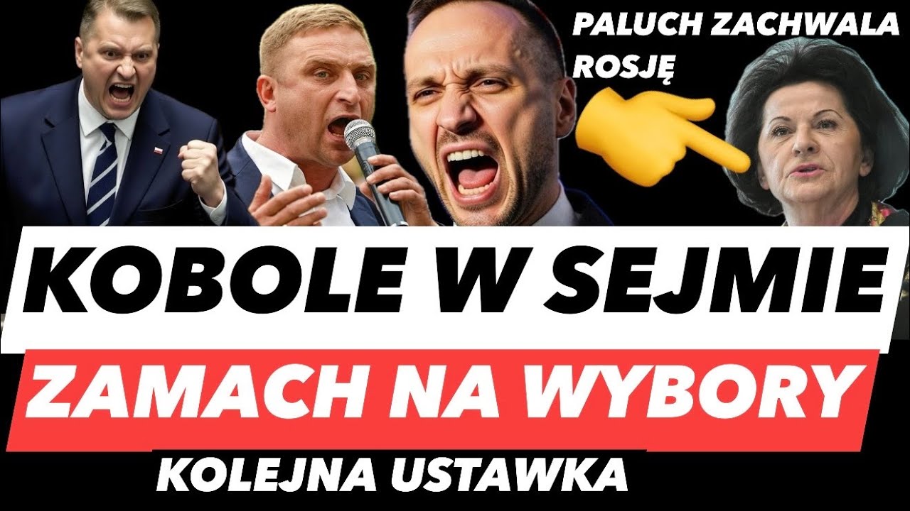 USTAWKA w Sejmie! Kibole w Sali Kolumnowej | Paluch: Nie dla SAFE | Czarnek mobilizuje do oszustwa