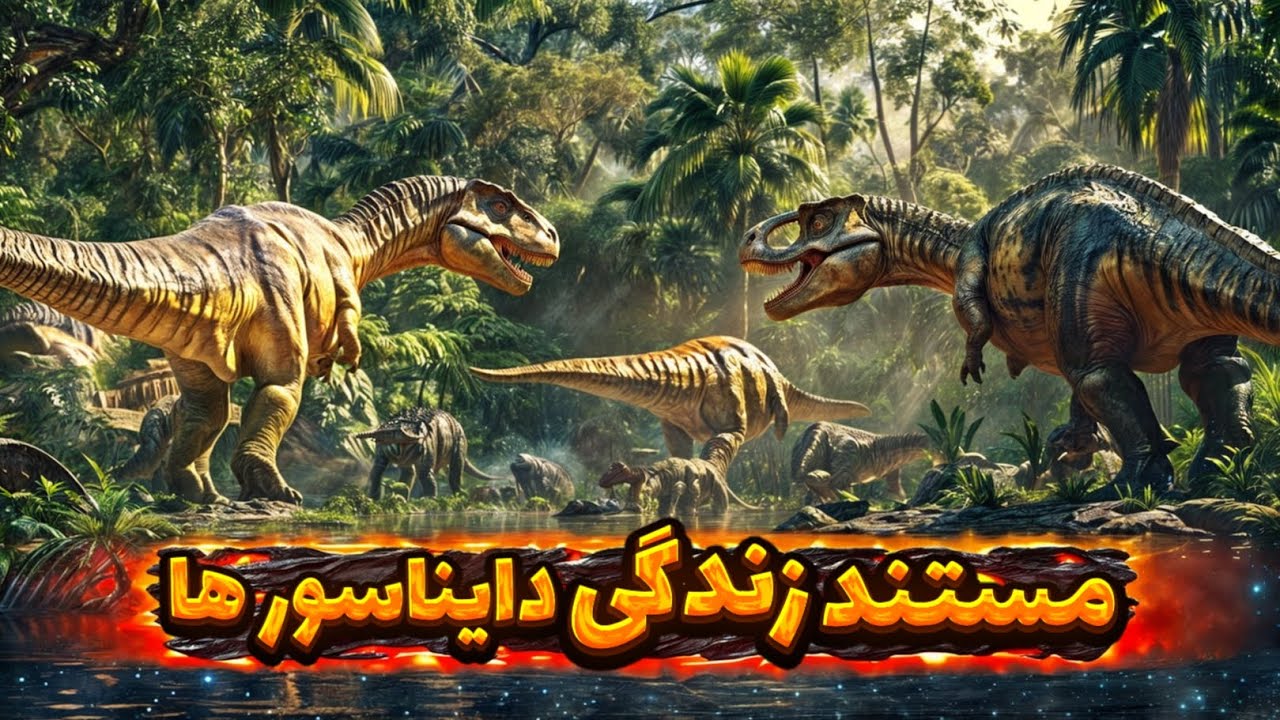 دایناسورها چگونه زندگی می‌کردند؟ مستند کامل یک روز عادی از صبح تا شب | سفری به دنیای باستان