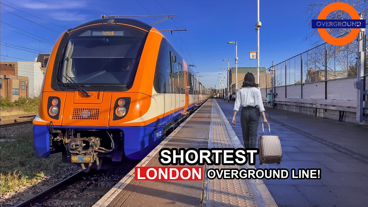 Riding London’s SHORTEST Overground Line | Romford to Upminster | LIBERTY LINE