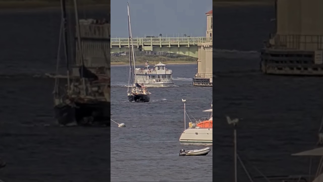 There&rsquo;s always boat action to see in St. Augustine #boating #boatingadventure #staugustine