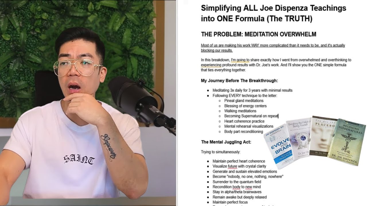 Simplifying ALL Joe Dispenza Teachings into ONE Formula (The TRUTH)